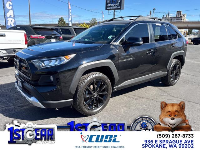 Midnight Black Metallic 2019 Toyota RAV4 SUV / Crossover All-Wheel Drive 8-Speed Automatic