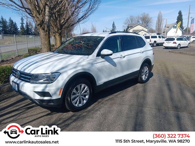 Pure White 2019 Volkswagen Tiguan SE 4Motion SUV / Crossover All-Wheel Drive Automatic