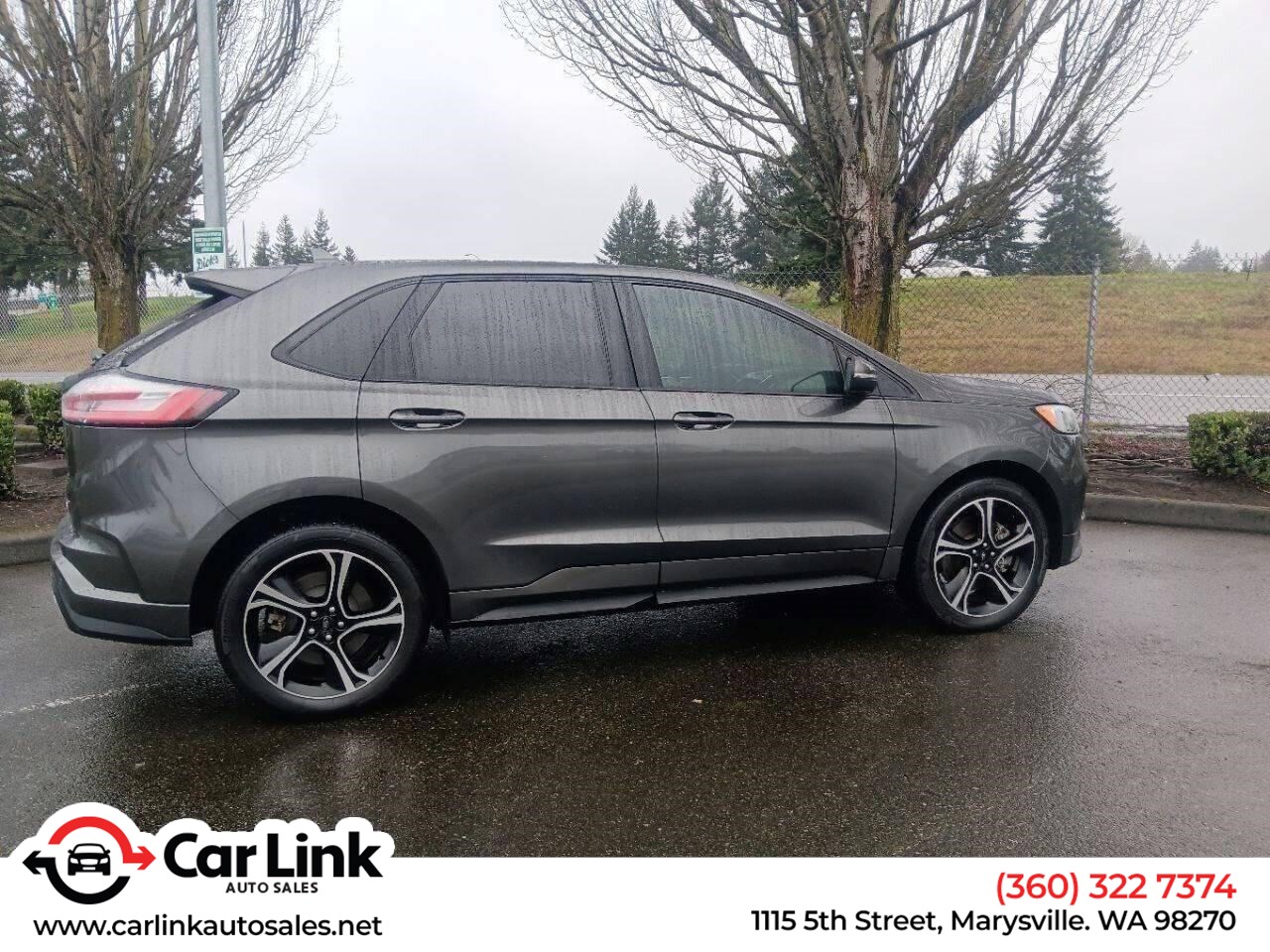 Gray (Magnetic Metallic) 2019 Ford Edge SUV / Crossover All-Wheel Drive Automatic