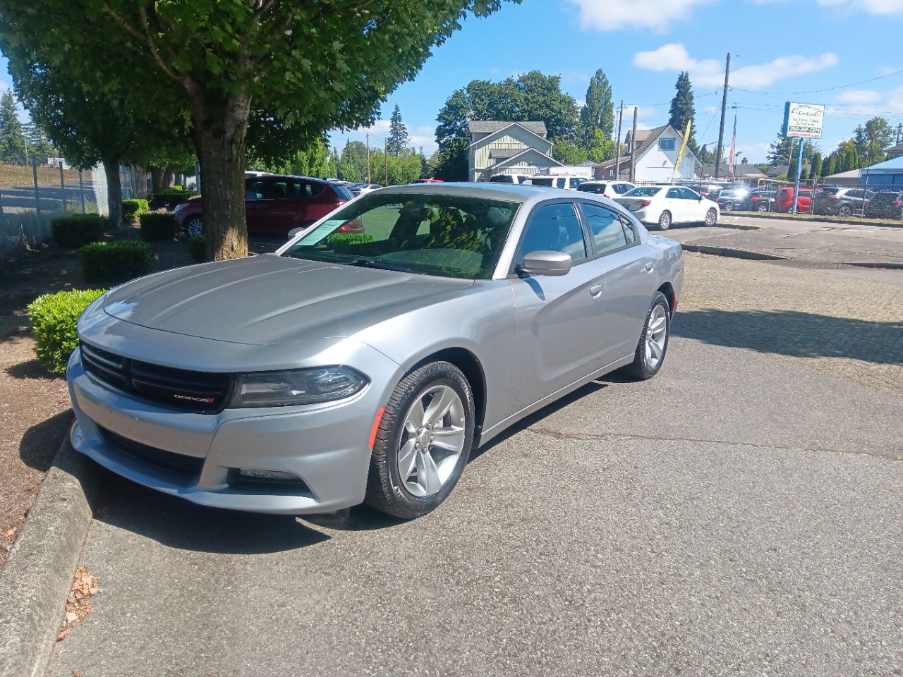 Silver (Billet Clearcoat) 2016 Dodge Charger SXT RWD Sedan Rear-Wheel Drive Automatic