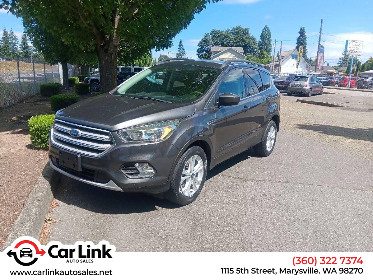 Gray (Magnetic Metallic) 2018 Ford Escape SUV / Crossover All-Wheel Drive Automatic