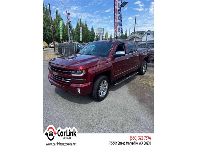 Siren Red Tintcoat 2017 Chevrolet Silverado 1500 Pickup Truck Four-Wheel Drive Automatic