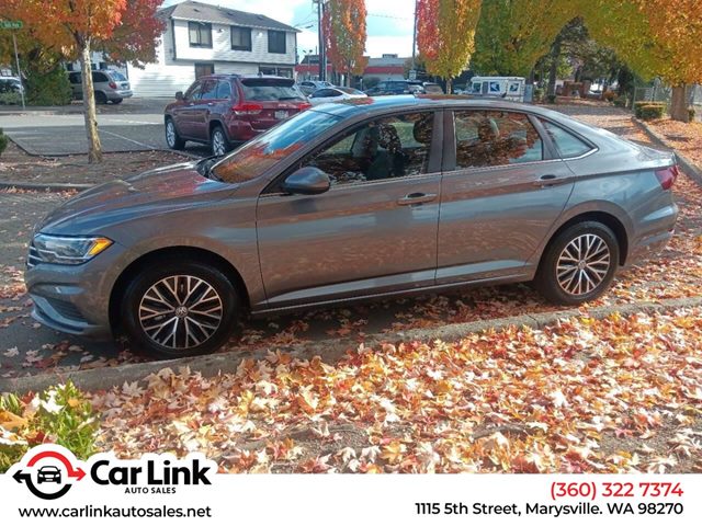 Platinum Gray Metallic 2021 Volkswagen Jetta Sedan Front-Wheel Drive Automatic