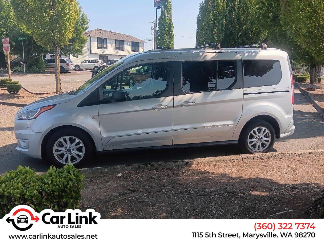 Silver 2019 Ford Transit Connect Van Front-Wheel Drive Automatic