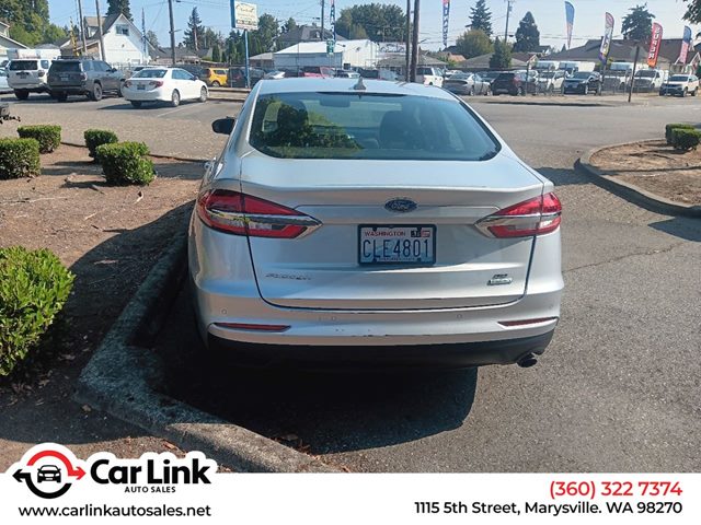 Ingot Silver Metallic 2019 Ford Fusion Sedan Front-Wheel Drive Automatic