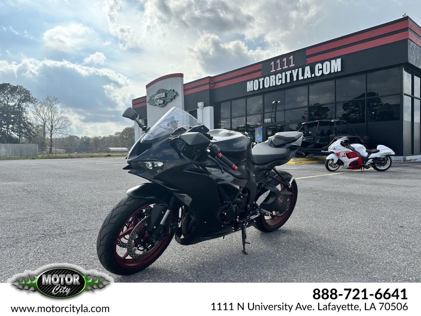 Used 2024 Kawasaki Ninja ZX-6R for Sale in Lafayette, LA.
