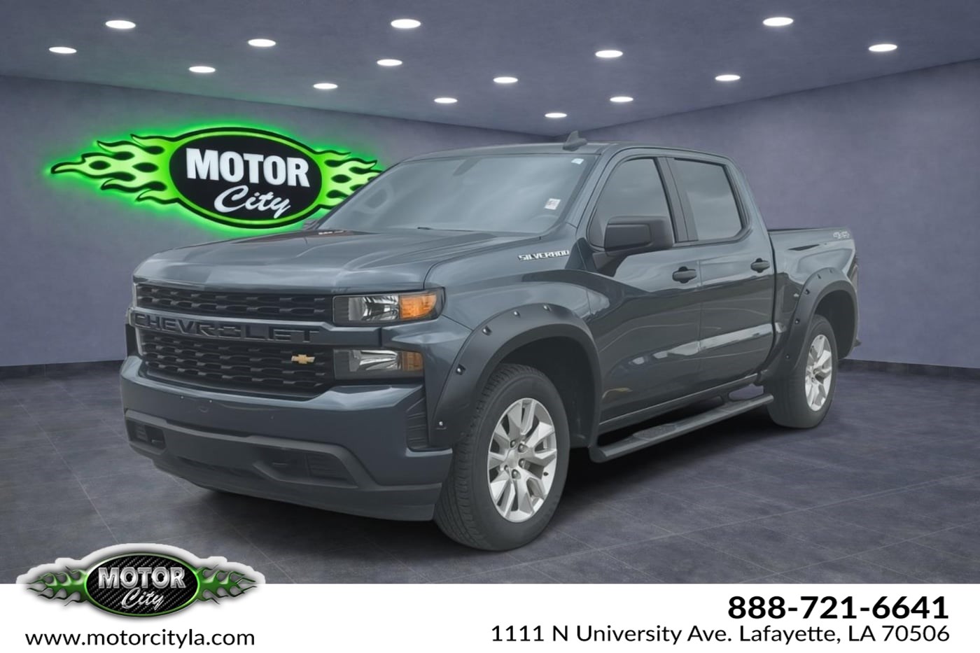 2021 Chevrolet Silverado 1500 Custom 4X4 Crew Cab Short Box's photo