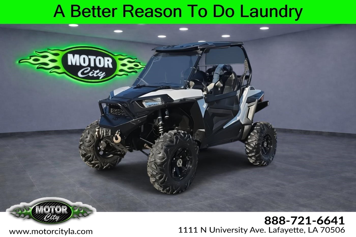 2015 Polaris RZR S 900 White Lightning