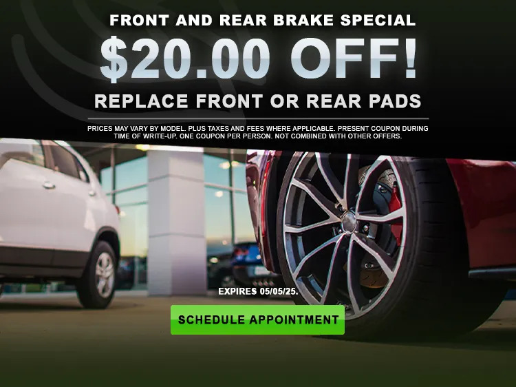 Front/Rear Brake Special - $20 Off!