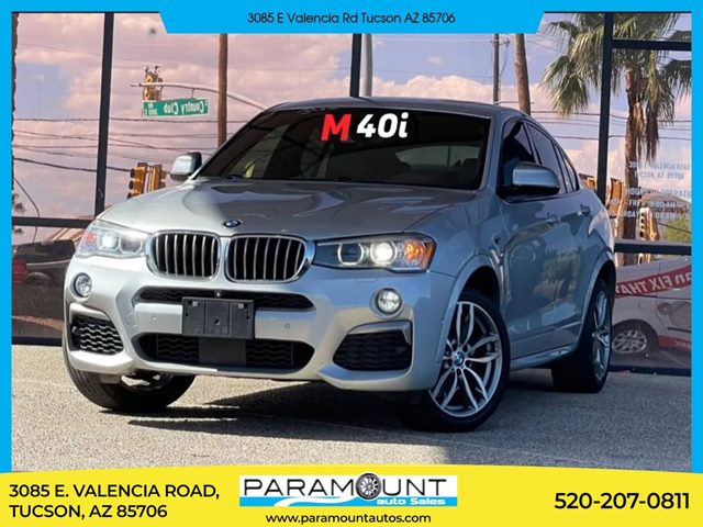 Glacier Silver Metallic 2018 BMW X4 M40i AWD SUV / Crossover All-Wheel Drive Automatic