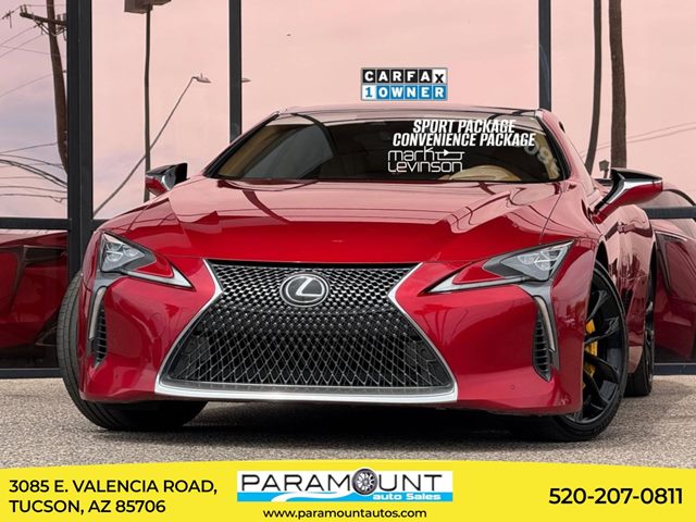 Infrared 2018 Lexus LC 500 RWD Coupe Rear-Wheel Drive Automatic