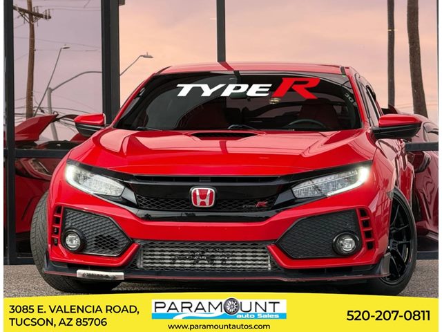 Rallye Red 2017 Honda Civic Type R Touring FWD Hatchback Front-Wheel Drive Manual