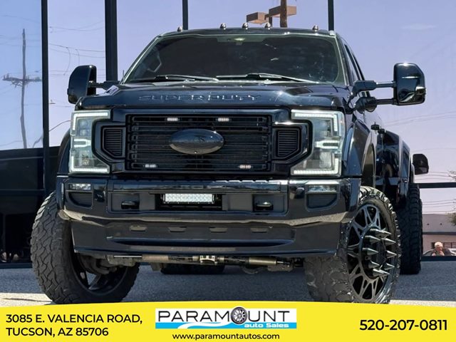 Agate Black Metallic 2022 Ford F-450 Super Duty Pickup Truck Four-Wheel Drive Automatic