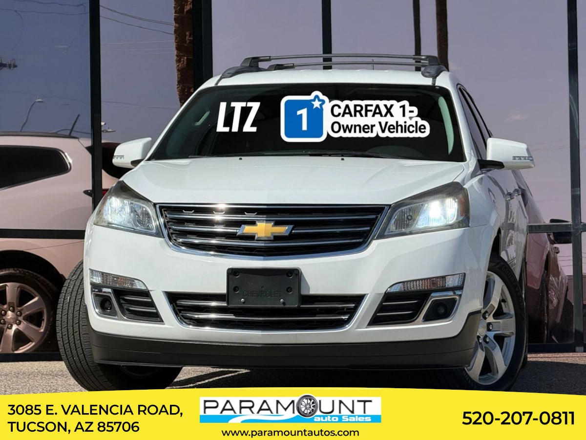 Summit White 2016 Chevrolet Traverse SUV / Crossover Front-Wheel Drive Automatic