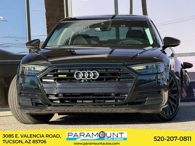 Mythos Black Metallic 2019 Audi A8 Sedan All-Wheel Drive Automatic