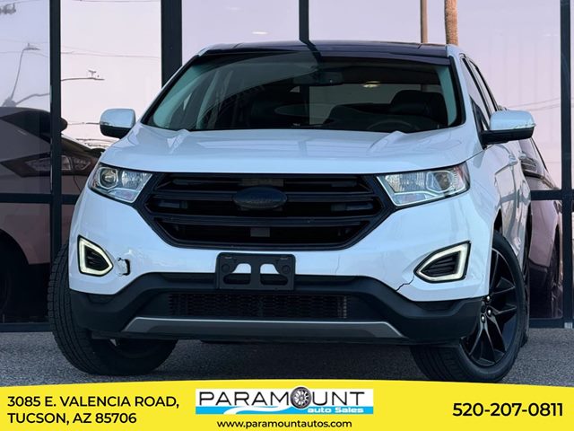 White Platinum Metallic Tri-Coat 2015 Ford Edge SUV / Crossover Front-Wheel Drive Automatic