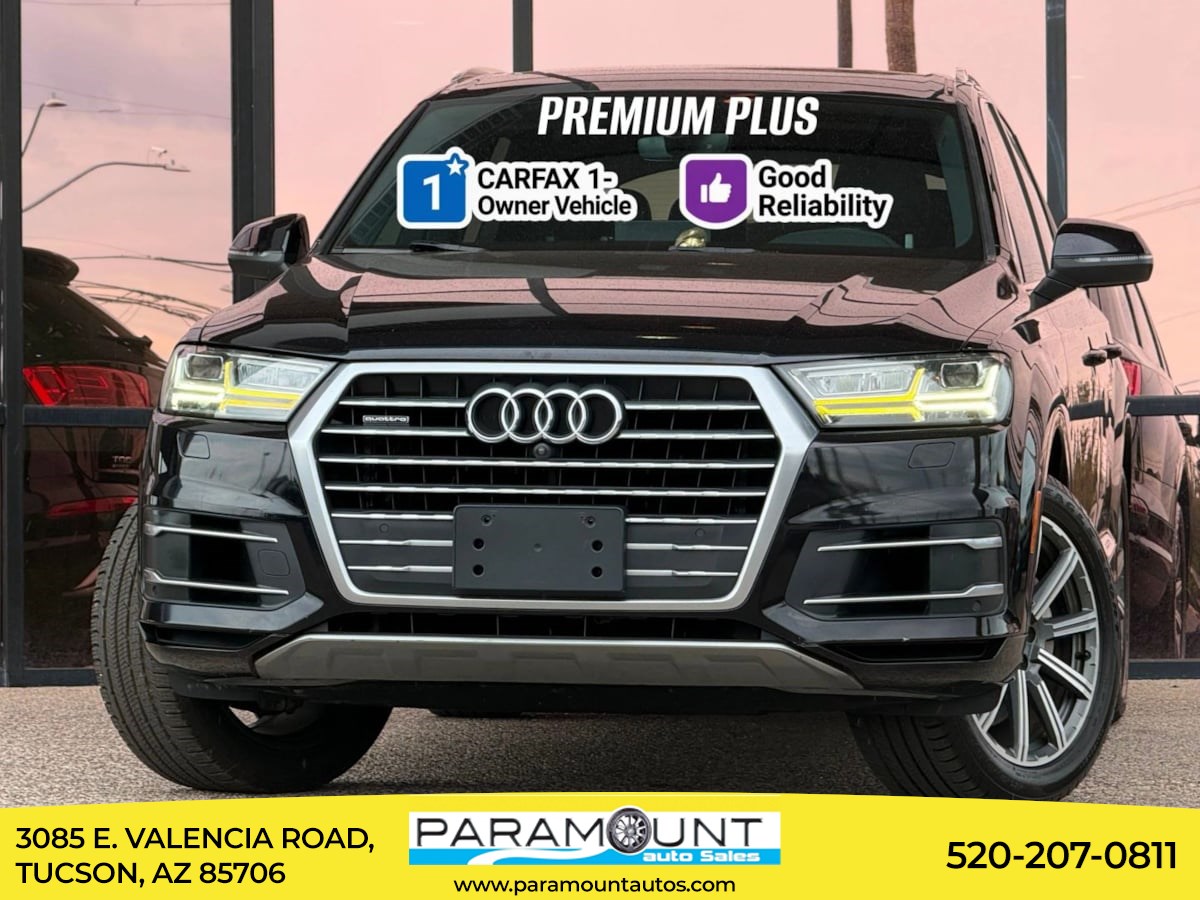 Black 2017 Audi Q7 SUV / Crossover All-Wheel Drive Automatic