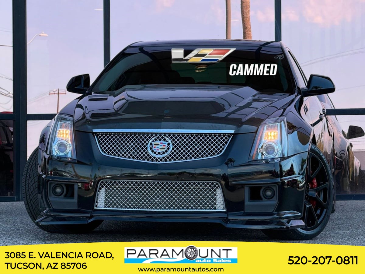 Black Raven 2012 Cadillac CTS-V Sedan Rear-Wheel Drive Automatic
