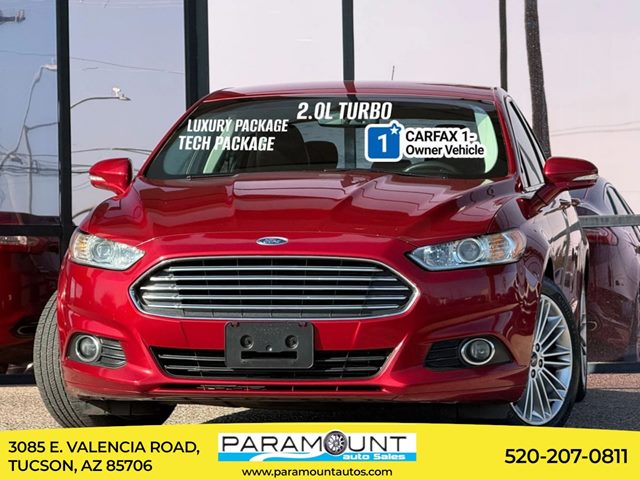 Ruby Red Metallic Tinted Clearcoat 2016 Ford Fusion Sedan Front-Wheel Drive Automatic