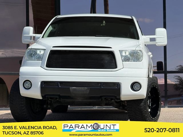 Super White 2013 Toyota Tundra Pickup Truck Four-Wheel Drive Automatic