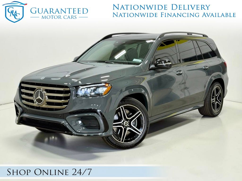 Gray (MANUFAKTUR Signature Silicon Grey) 2026 Mercedes-Benz GLS SUV / Crossover All-Wheel Drive Automatic