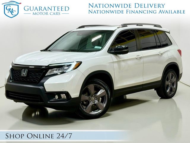 Platinum White Pearl 2020 Honda Passport Touring AWD SUV / Crossover All-Wheel Drive Automatic