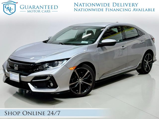 Lunar Silver Metallic 2021 Honda Civic Hatchback Sport FWD Hatchback Front-Wheel Drive Automatic