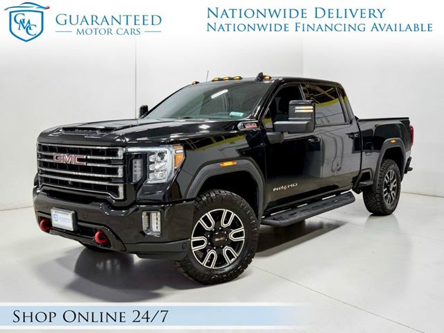 Onyx Black 2021 GMC Sierra 2500HD AT4 Crew Cab 4WD Pickup Truck Four-Wheel Drive Automatic