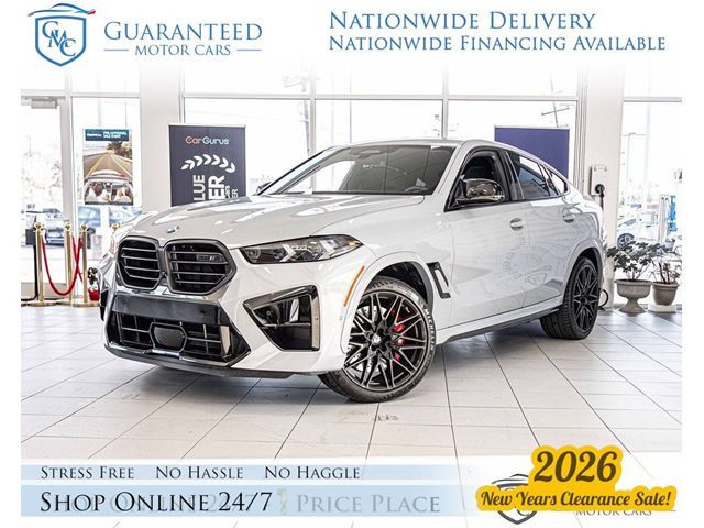 Gray (Brooklyn Grey Metallic) 2025 BMW X6 M Competition AWD SUV / Crossover All-Wheel Drive Automatic