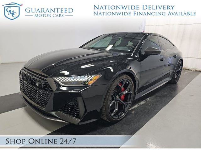 Mythos Black Metallic 2025 Audi RS 7 4.0T quattro Performance AWD Sedan All-Wheel Drive Automatic