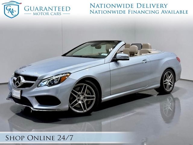 Diamond Silver Metallic 2014 Mercedes-Benz E-Class Convertible Rear-Wheel Drive Automatic
