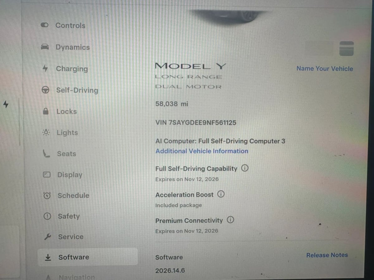 Photo 4 of this Tesla Model Y