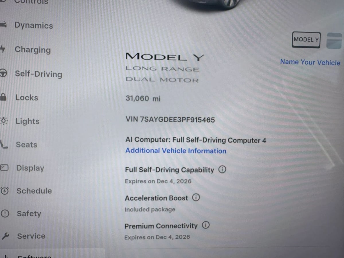 Photo 4 of this Tesla Model Y