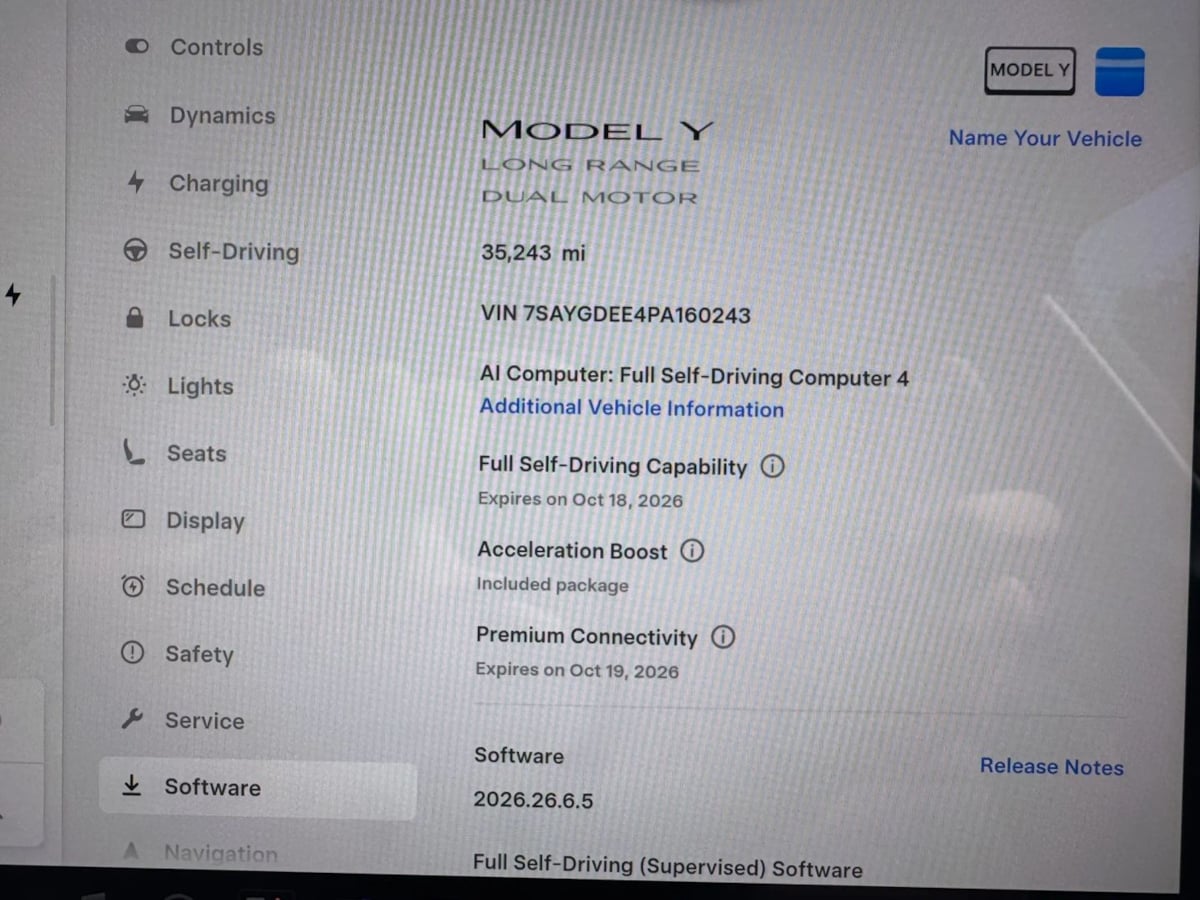 Photo 34 of this Tesla Model Y