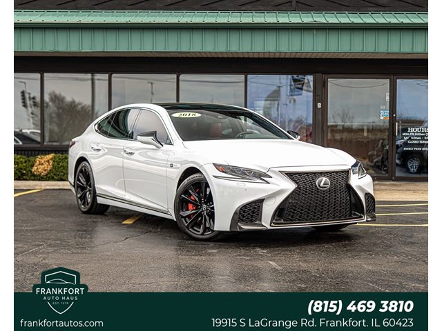 Ultra White 2018 Lexus LS 500 F Sport AWD Sedan All-Wheel Drive Automatic