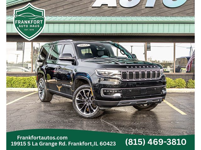 Diamond Black Crystal Pearlcoat 2022 Jeep Wagoneer SUV / Crossover Four-Wheel Drive Automatic