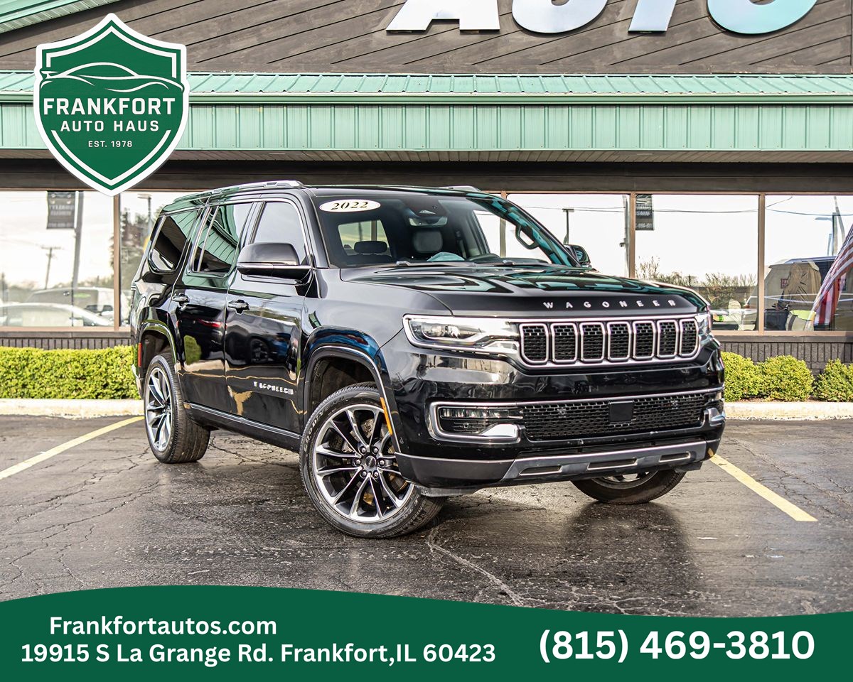 Diamond Black Crystal Pearlcoat 2022 Jeep Wagoneer SUV / Crossover Four-Wheel Drive Automatic