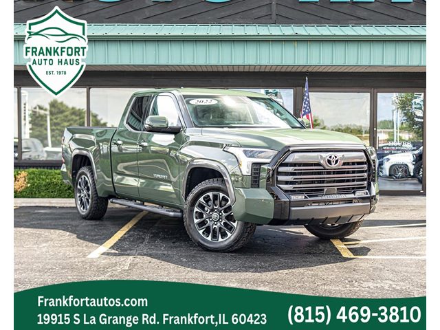 Army Green 2022 Toyota Tundra Pickup Truck Four-Wheel Drive Automatic