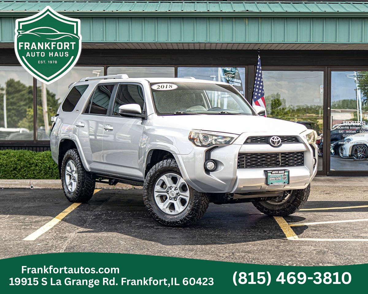 Classic Silver Metallic 2018 Toyota 4Runner SUV / Crossover Four-Wheel Drive Automatic