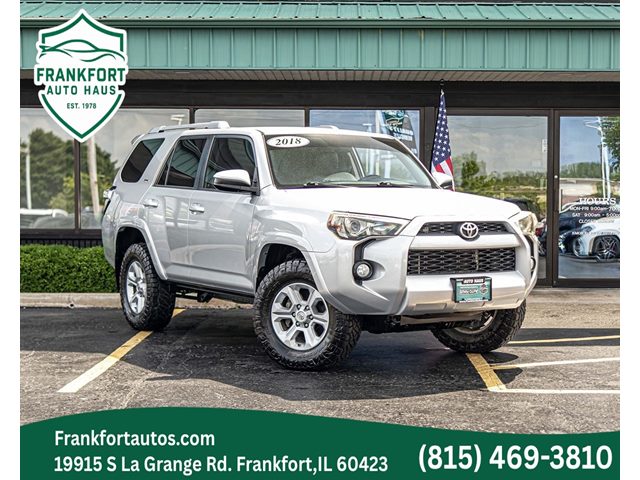 Classic Silver Metallic 2018 Toyota 4Runner SUV / Crossover Four-Wheel Drive Automatic