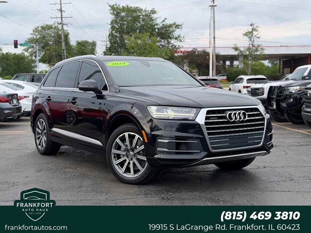 Night Black 2019 Audi Q7 55 TFSI quattro Premium Plus SUV / Crossover All-Wheel Drive Automatic