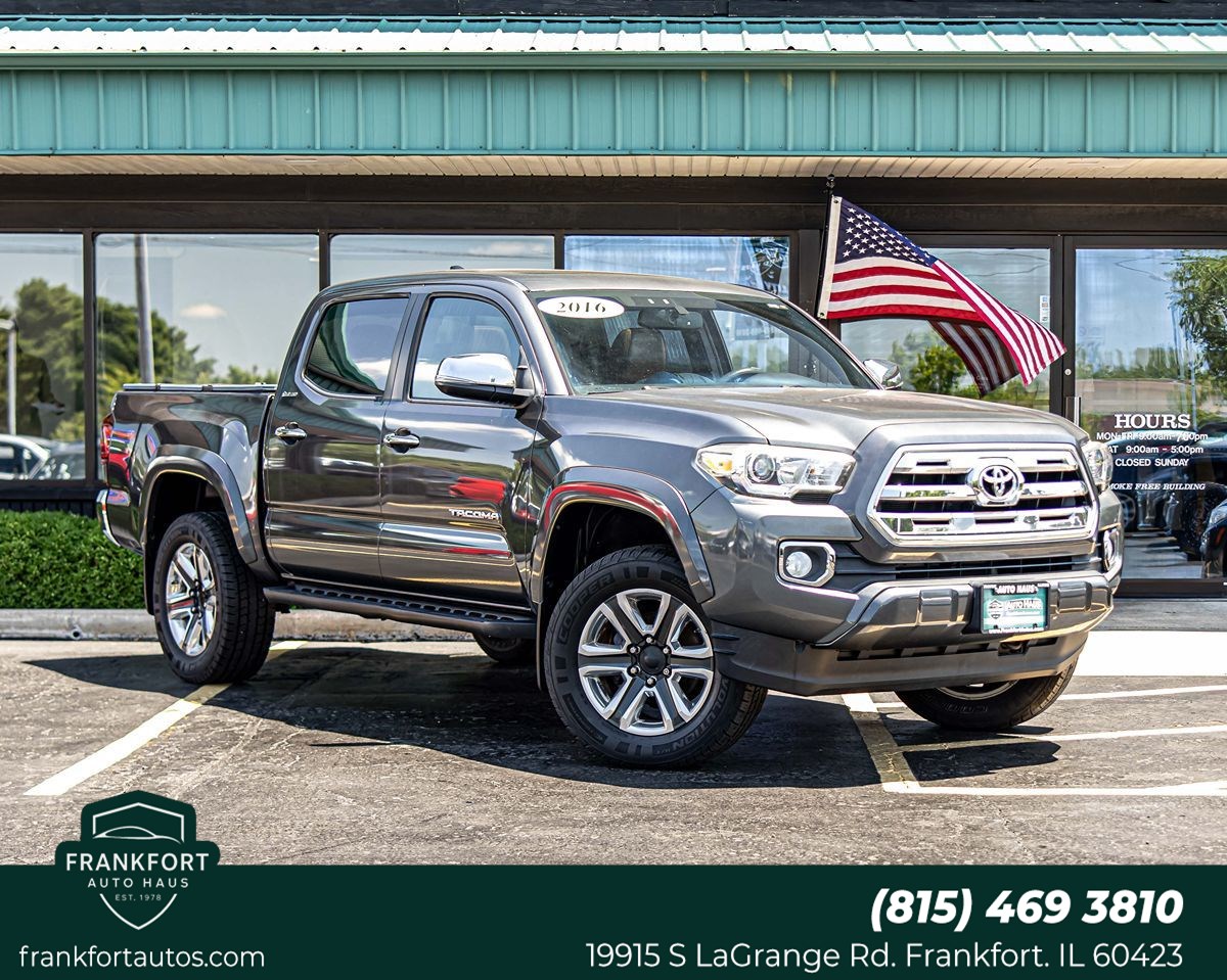 Magnetic Gray Metallic 2016 Toyota Tacoma Pickup Truck Four-Wheel Drive Automatic