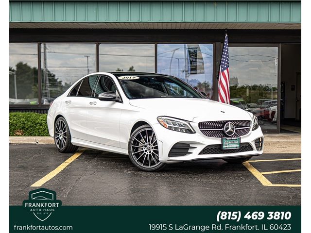 Polar White 2019 Mercedes-Benz C-Class Sedan All-Wheel Drive Automatic