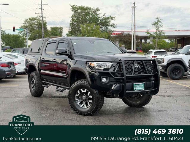 Midnight Black Metallic 2020 Toyota Tacoma TRD Off Road Double Cab 4WD Pickup Truck Four-Wheel Drive Automatic