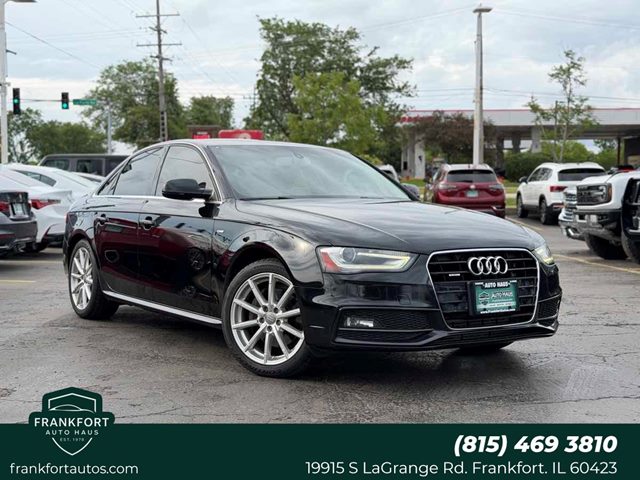Black 2015 Audi A4 2.0T quattro Premium Plus AWD Sedan All-Wheel Drive Automatic
