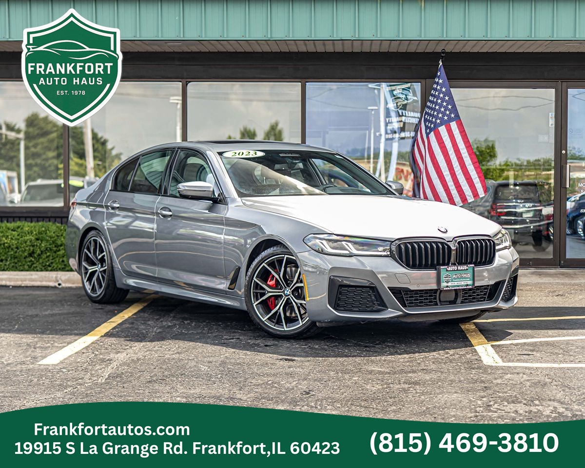 Skyscraper Gray Metallic 2023 BMW 5 Series Sedan All-Wheel Drive Automatic