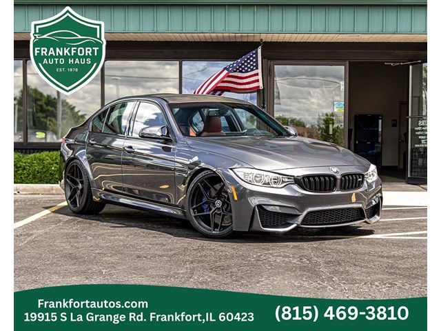 Mineral Gray Metallic 2016 BMW M3 Sedan Rear-Wheel Drive Manual