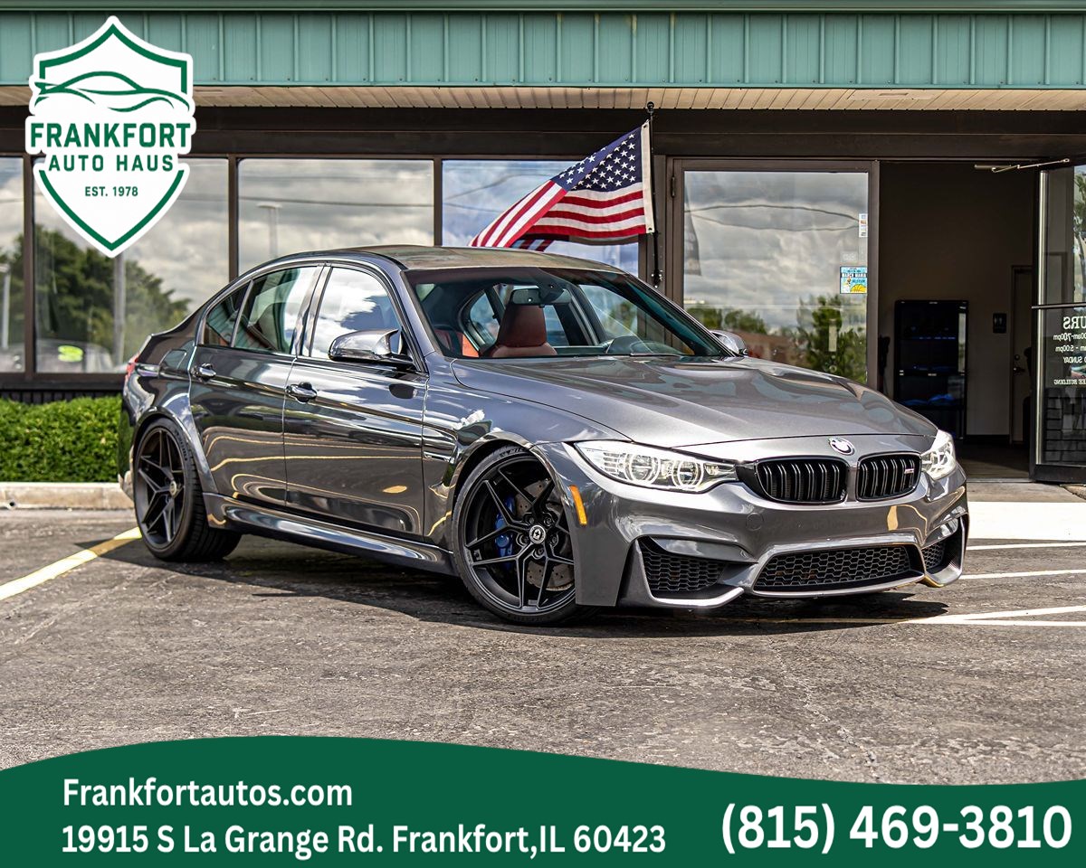 Mineral Gray Metallic 2016 BMW M3 Sedan Rear-Wheel Drive Manual