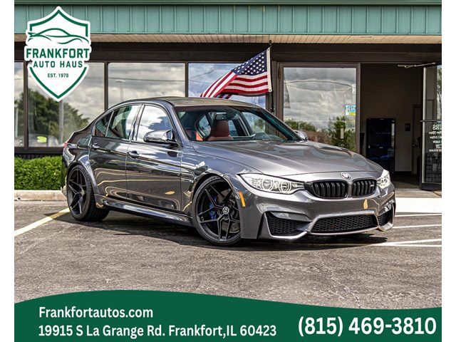 Mineral Gray Metallic 2016 BMW M3 Sedan Rear-Wheel Drive Manual