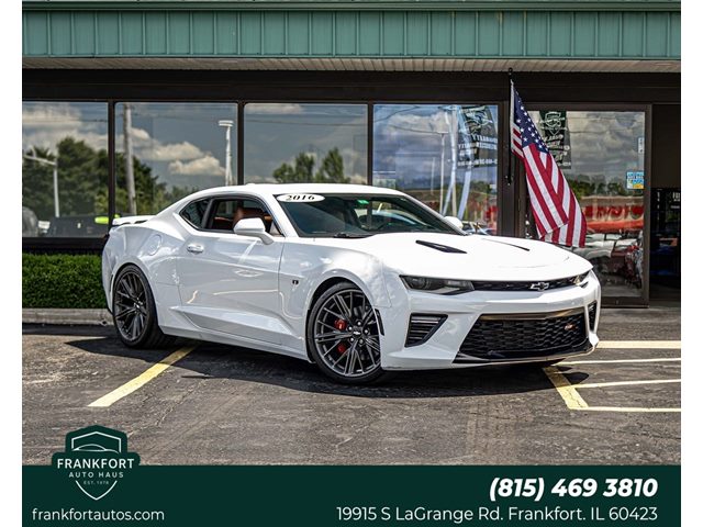 Summit White 2016 Chevrolet Camaro Coupe Rear-Wheel Drive Automatic